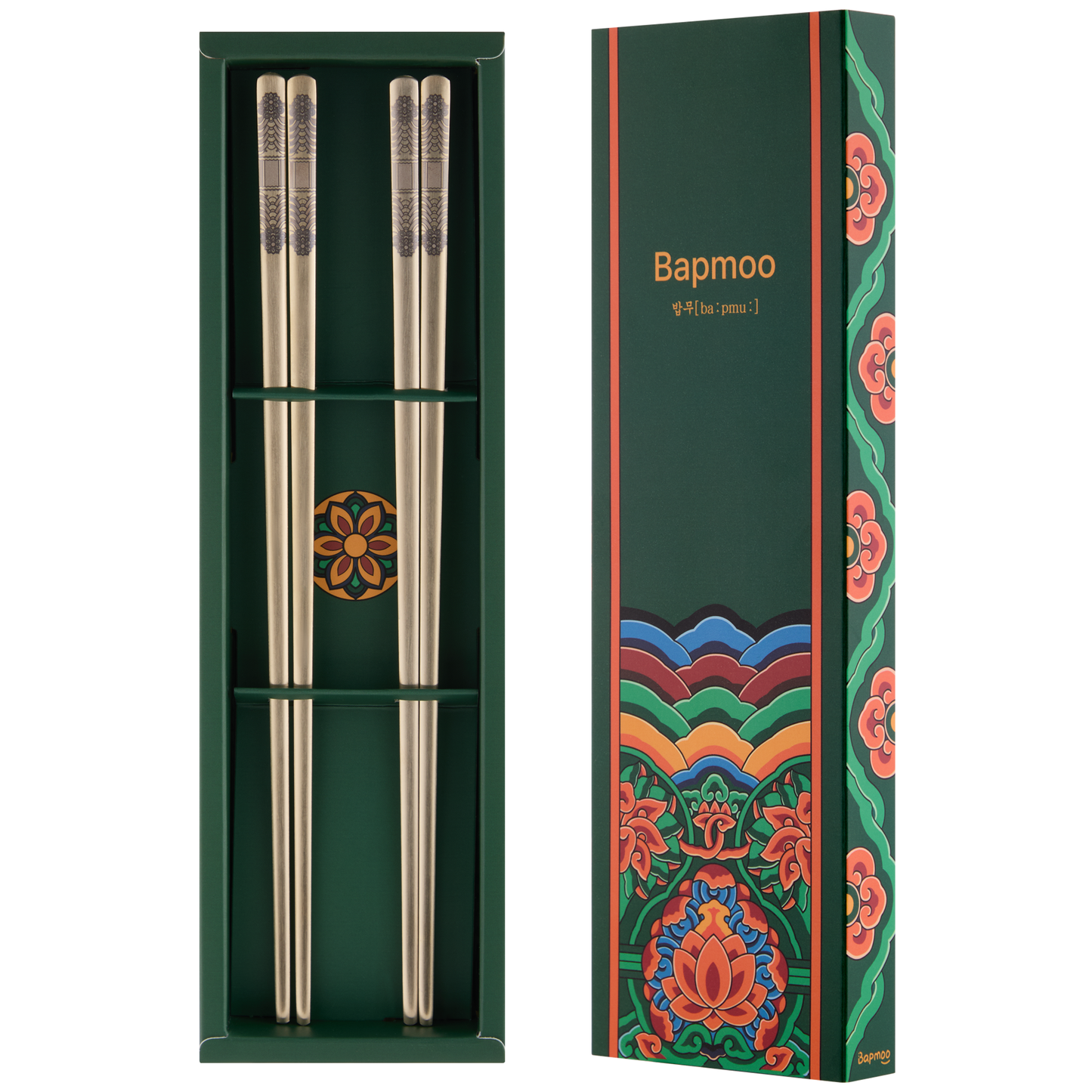 [Coming Soon] Matte Gold 2 Pair Chopsticks set